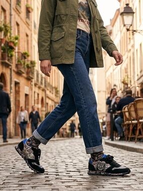 [NEW] Coach x Keith Haring C101 "Dancing Man" Sneakers - Women’s 9.5